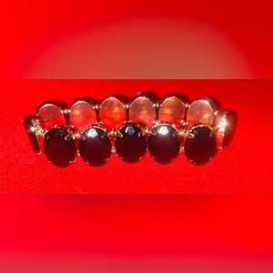 Vintage Unique Gold and Black Bracelet